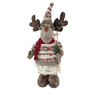 China Cloth Moletta Winter Party Dolls Kids Snowman Elk Christmas Gift Chinese Professional Custom Anime Doll for sale