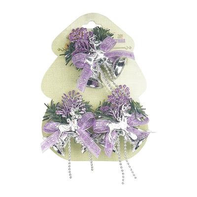 China Factory Professional Custom New Jintai Ornament Home Christmas Tree Ornaments Luxury Hanging Purple Flower for sale