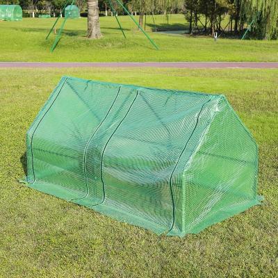 China Wholesale Clear Double Window Tower Shape Portable Mini Greenhouse Easily Assembled for sale