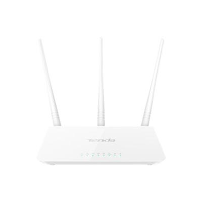 China Original 300mbps 2.4GHz 5dBi Wifi Router 300Mbps 3 Antenna Band 4 Antenna Tenda Original F-3 V6.0 FTTx Solutions Tenda Wireless Router for sale