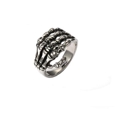 China New Fashion Hiphop Vintage Gothic Ring For Men Jewelry Accessories Skull Punk Ring for sale