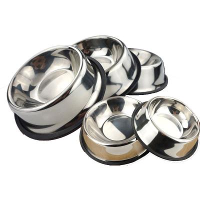 China Factory Price Stainless Steel Viable Dog Products Food Bowls for sale