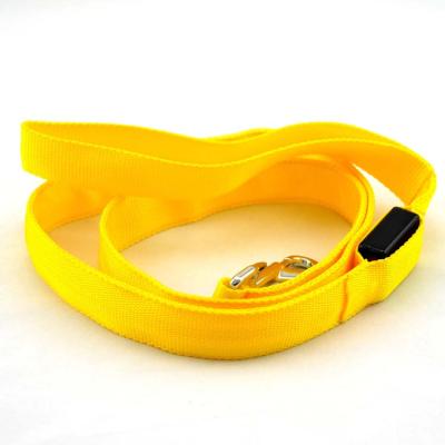 China Sustainable Wholesale Nylon Pet Led Leash Light With Battery Safety Flashing Dog Led Leash for sale