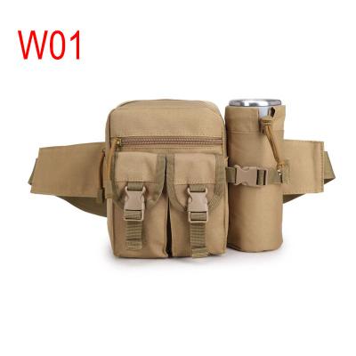 China W01 Waterproof Outdoor Military Water Bottle Bag Waist Tactical Duty Pack For Hunting Fishing Pouch Climbing Hike Bag for sale