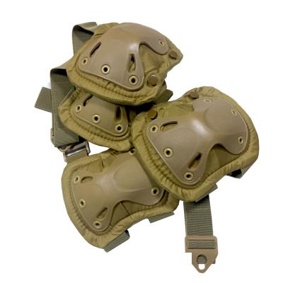 China Outdoor Sport 4pcs Knee Protector Elbow Protector Adult Tactical Military Knee Protector Hunting Safety Gear Knee ElbowShell Skating Guard for sale