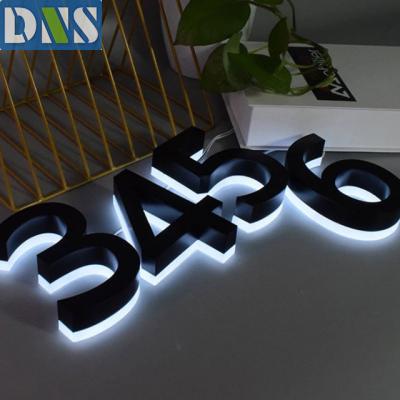 China 3d buildings acrylic letter led metal backlit house sign led strips for 3d letter for sale