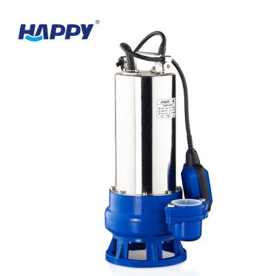 China Other Happy Brand 1.5hp 220 Volt 380V Sewage Submersible Pump Manufacturers India for sale