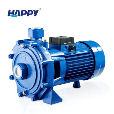 China Other Happy Hp 3kw Brass Double Impeller Cast Iron 4 Horizontal Centrifugal Pump for sale