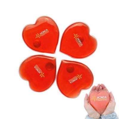 China PVC EN-71 Heart Shape Click Heat Pads Click Hand Warmer Heat Magic Pack In Heart Shape for sale