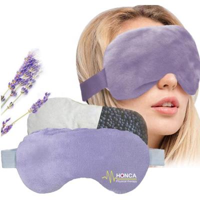 China Anti-Puffiness Aromatherapy Microwave Satin Lavender Silk Eyelet Eye Pillow for Yoga, Sleeping, Eye Strain Relief for sale