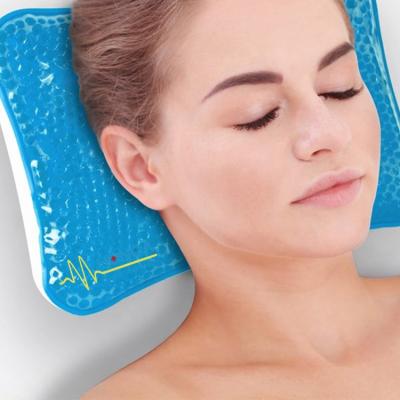 China Sustainable Home Use Spa Life NoSlip Headrest Tub Pillow Kid Soft Gel Filled Pillow With Ear Hole for sale