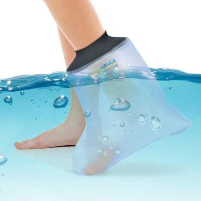 China TPU+CR kids cast cover for showering foot; Waterproof reusable molded protector for toddlers and small children for sale