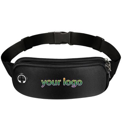 China Logo Men's Diving Promotional Products Fanny Packs Waist Bag For Printed Water Proof Fabric Waterproof Outdoor Fitness for sale