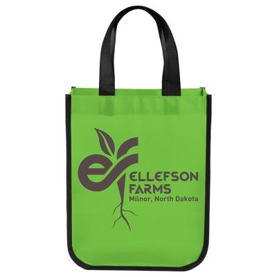 China OEM Supermarket Folding Reusable Biodegradable Non Woven Shopping Bag With Logo for sale