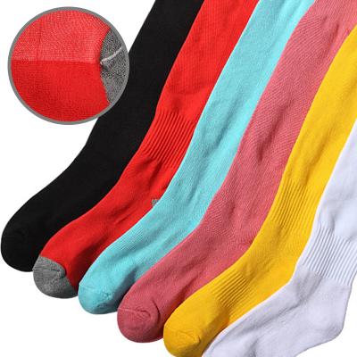 China Regular Adult Long Towel Football Socks Mens And Womens Unique Knee High Tube Socks for sale