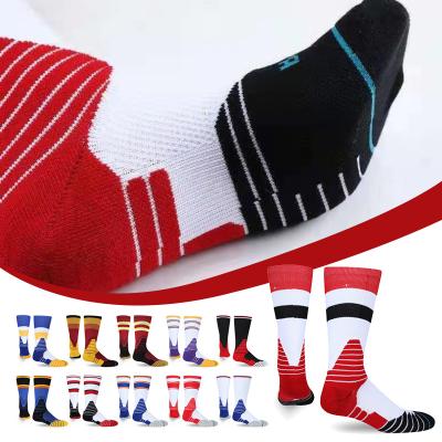 China Regular manufacturers export elite basketball socks men's and women's absorption sports border breathable sweat socks for sale