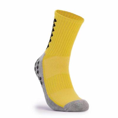 China Sports Regular Adhesive Non-Slip Football Socks Falls/Winters Silicone Reinforced Sole Towel Mid Tube Basketball Socks for sale