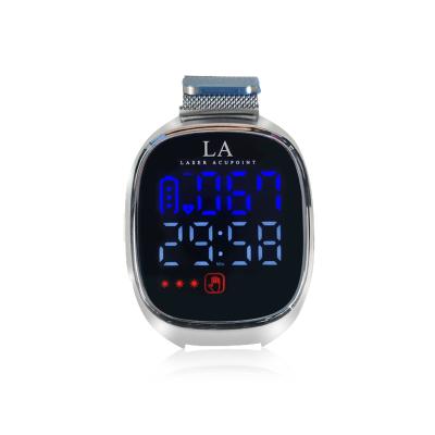 China Clinical Tests Showed 650nm Semiconductor Wavelength Hypentension Treatment Laser Watch Treatment Therapy With Heart Rate Monitor Function for sale