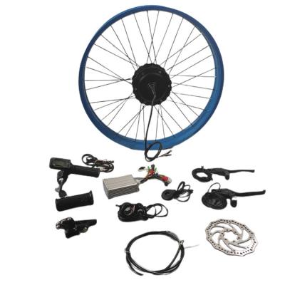 China Wholesale hot sale 16-28inch 36v48v 500W single tire brushless wheel hub motor electric bicycle conversion kit for sale