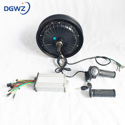 China Single Wheel 14 Inch 48V 500W 1000W Drum Brake Hub Gearless Motor For Electric Bicycle Ebike Bike Conversion Kit for sale