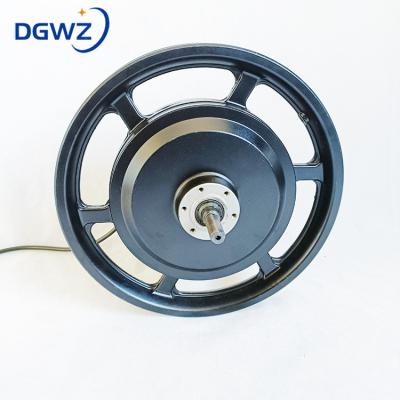 China Two Series 14 Inch Inline Motor 48v 500W Wheel Hub Motor Brushless Fit Electric Bicycle Scooter Hub Motor for sale