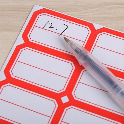 China Custom Size Self Adhesive Sticky White Programmable Sticker Blank Note Label Sheet Eco - Friendly for sale