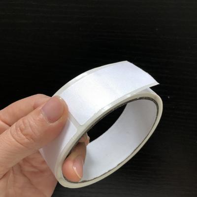 China Satin Tape Printing Heat Sensitive Blank Adhesive Sticker For Garment for sale