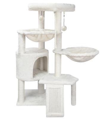 China Factory Wholesale Cat Tree Tower Houses Scratches Climbing Post Viable With Cheap Price for sale