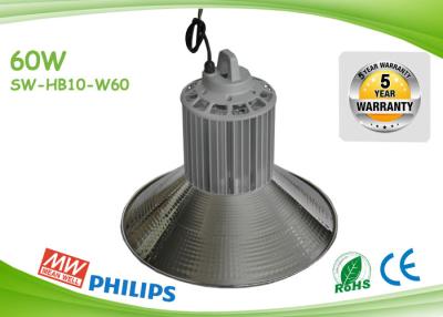 China Indoor 125lm / W 60w Led High Bay Lights Commercial High Bay Lighting for sale