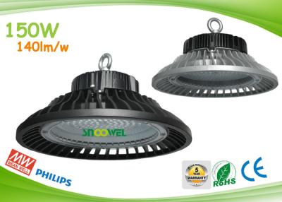 China 140lm pro Watt UFO führte industrielle Lampen 150w AC90 - 305V 50000 Stunden zu verkaufen