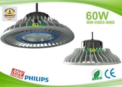 Κίνα IP65 βιομηχανικός φωτισμός 60 Watt 120lm/W, AC90-295v των οδηγήσεων HiCloud προς πώληση