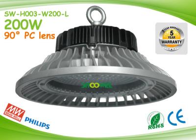 China Anti glare 200w UFO led industrial lighting 252pcs  3030 smd with PC lens for sale