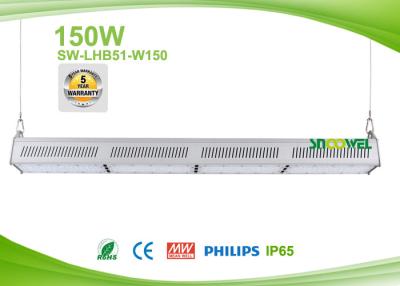 China Linear design HiRack 150w LED warehouse lighting for aisle , 5 years warranty for sale