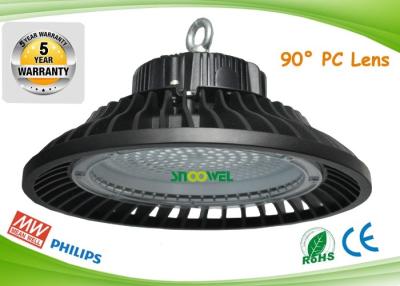 China Pure white UFO LED High Bay 145lm per watt exterior energy efficient high bay lighting for sale