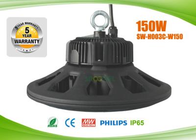 China HiCloud 140lm / w 150w LED bay lights, 90degree PC lens, cool white 80Ra for sale