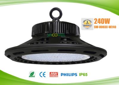 China A baía alta barata do diodo emissor de luz do UFO 240w ilumina-se, 3000k a 6500k, 80Ra, 1-10V dimmable à venda