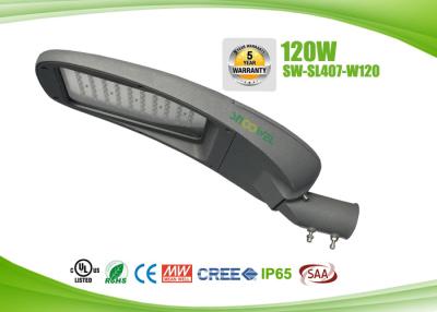 China AC90 to 295V 120w LED Commercial Street Lights For Highway , Meanwell Driver for sale