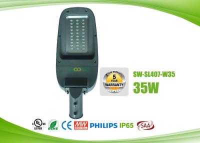 China High Efficiency 120lm / W LED Roadway Lighting 35w With Die - Casting Case , IP65 Grade for sale