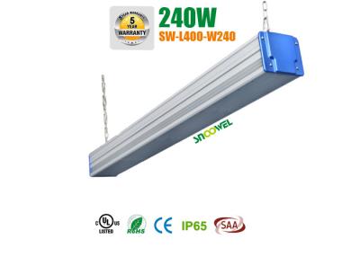 China 1 - 10v 240w Industrial Linear LED Lighting 36000lm Dimmable Led Linear High Bay for sale