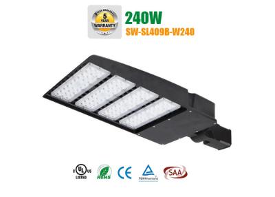 China 240w LED shoebox light fixture with nema 7 pin photocell 5000K color for sale