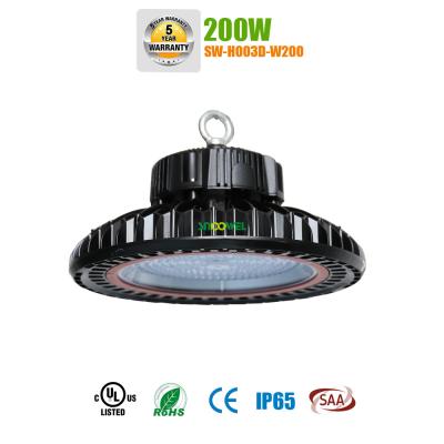 China Super bright 200w UFO led high bay light 26000lm 50000hours life 5 years warranty  for sale