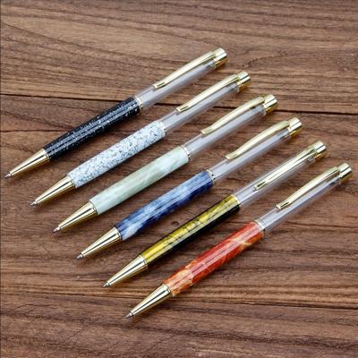 China China Wholesale DIY Crystal Pens Infused Crystal Gravel Pens For Gift for sale