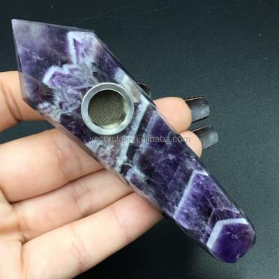 China China Wholesale Price Natural Yellow Fused Quartz Crystal Smoking Pipes For Sale Gemstone for sale