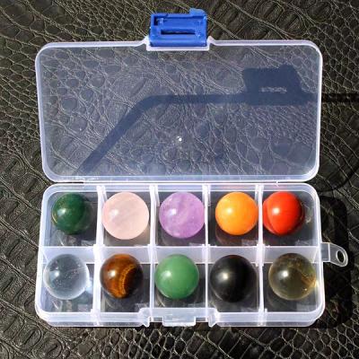 China Amethyst Crystal Ball Natural 7 Chakra Crystal Sphere Ball Gift Box china mess sale for sale