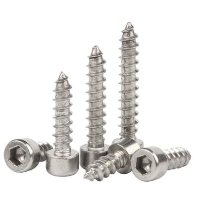 China Round High Quality 304 Stainless Steel M3 Self Tapping metal screw Hexagon socket head Cap/cup screws for sale