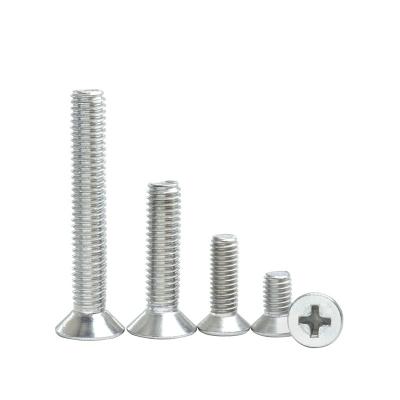 China Stainless steel Screw Supplier Crosshead Countersunk Head Screws Flat Head screw for sale