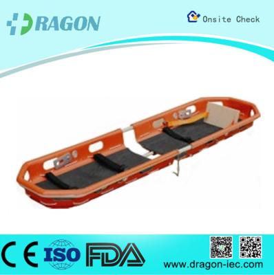 China Detachable Mountain Rescue Stretcher Anti Corrosion PE Plastic with Bridles for sale