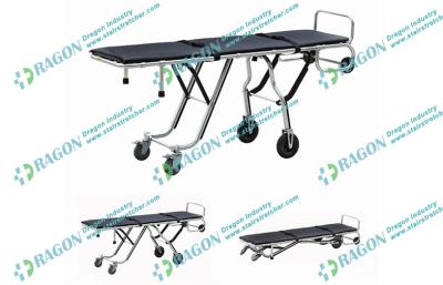 China Movable Corpse Makeup Foldable Stretcher Trolley Aluminum Alloy for sale