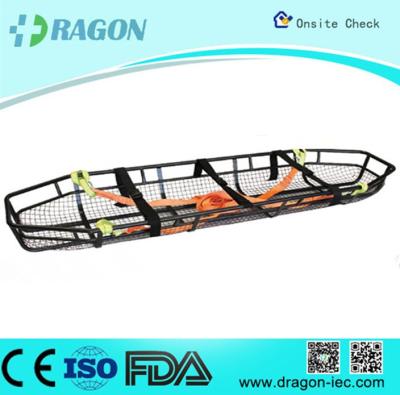 China Sturdy Flexible Emergency Basket Type Stretcher Stainless Steel Safety Belts for sale