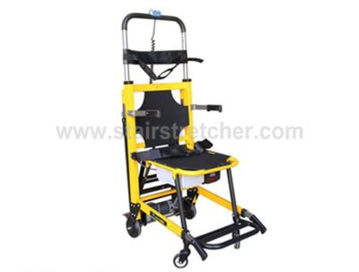 China Hospital Folding Ambulance Stair Chair Adjusted Height With Wheels for sale